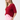 Mia Knit Raspberry showing the side profile with dropped shoulders and soft touch nylon knit texture.