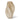 The taller 24cm narrow glass vase in sand with its smooth, contemporary finish.