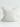 Oliver Fringed Heavy Linen Cushion 60cm x 60cm in white shown in a clean studio hero view featuring solid tone hand-fringed edges.