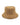 Brown Paros bucket hat featuring a lightweight polyester knit and textured checkerboard finish.