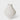 White Pear Shaped Vase