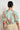 Perceive Top in mint kgari back view crafted in a soft lyocell-linen blend with a relaxed fit.