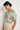 Perceive Top in mint kgari side view showing the comfortable drape and short raglan sleeves.