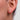 Petal stud earring