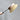 Side view of the replaceable pointed brush head and secure metal ring on the Pointed Head Dish Brush.