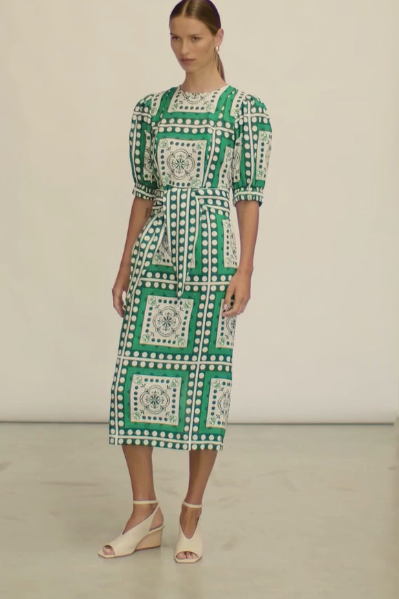 ZK Wander Dres in Parrot Scarf - Free shipping