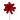 Red loop poinsettia featuring a unique looped fabric design in a rich red tone for festive Christmas tree styling.