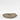 Resin Platter Medium Cocoa side profile view highlighting the curved rim and handcrafted design.