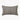 Black and white vertical stripe side of the reversible 30x50cm pure linen cushion by L & M Home at The White Place. Hand block printed artisan home decor.