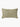 Olive green and cream vertical stripe side of the reversible linen cushion by L & M Home at The White Place. Sustainable handmade Indian block print pillow.