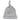White Ribbed knotted baby beanie featuring a soft top knot and folded cuff.