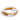 Riviera resin w gold bangle stack featuring a set of three bangles in white resin and gold-plated stainless steel.