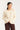 Rosette cream sweater - Free shipping