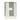 Striped blanket with green and white colors and 'MAISON DEUX' label on a white background