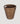 Natural woven texture and built-in side handles of the classic brown rattan waste paper basket.
