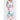 Sebou Dress Perfect French midi length dress featuring a V-shaped neckline, matching waist tie, and inseam pockets shown in a front view.