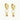 Serena earrings - gold - toni may