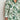 Close-up front view of the Serenade Top in Garden Paisley green print, showcasing the classic shirt collar, delicate lace trim along the placket and cuffs, and 3/4 sleeves crafted in 100% linen.