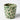 Artisan-crafted stoneware Splatter Tumbler in Green, featuring hand-painted artistic splatters.