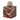 Stone Trinket Box Claret 10cm x 10cm featuring a natural stone design in a rich claret hue with a sphere knob for practical storage and styling.