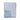 Stripe Coverlet 240cm x 260cm in blue crafted with a cotton outer and cotton-polyester blend inner shown in a folded product view.