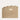 Sun Raffia Clutch Bag Ecru close up showing the delicate handcrafted raffia texture and branded gold hardware plaque.