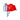 Swimming vest in catch of the day red and blue stripes showing the inner construction and safety belt.
