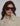 The Bella in cola featuring a bold oversized aviator silhouette worn by a model.
