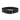Buckled view of The Bruno Belt in black showcasing its wide silhouette, multiple holes, and custom-designed hardware.