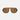 The Gigi in cola featuring a bold square frame and tinted lenses in a front view.