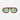 The Gigi in tortoise/sage featuring a statement frame and sage green lenses in a front view.