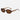 The Harley in cola showcasing a stylish geometric frame and brown lenses in an angle view.