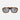 The Morgan tortoise/smoke sunglasses featuring a modern aviator frame and smoke lenses in a front view.