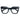 Classic black polycarbonate reading glasses with a bold, contemporary square frame.