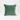 Front view of the Velvet Cushion 45 x 45 in Pigeon cotton velvet finish and corded linen piping.