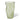 Studio product view of the 25cm green Wavy Glass Vase showcasing its luxurious green hue and textured design.