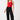 Weston Pant Black/Lurex front view featuring front and back leg pin tuck seam detailing.