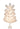 Whisp Tree 82 LEDs Cream 90cm pre-lit with warm LED lights and soft cream branches.