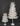 Whisp Tree Cream 180cm and 90cm shown unlit together in a comparison display.