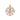 White and Champagne Bow Bauble featuring a smooth white finish adorned with a sparkling champagne-toned glitter bow motif for Christmas tree styling.