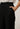 Willow Linen Embroidery Pant Black pocket detail highlighting the functional hip pockets.