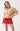 Xena Pullover Tan front view showcasing the 100% cotton poplin fabric, funnel neck, and adjustable hemline.