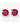 Zinnia Flower hoop earring featuring a bold pink enamel flower design with a polished gold trim and hoop.