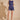 odette linen short in Navy by Alessandra