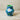 Camille small vase blue green