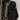 black suede duffle bag