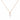 Gold necklace with white opal star