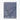 blue linen throw at the white place